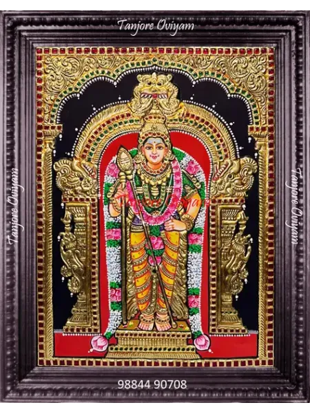 Original Thiruchendur Murugan Tanjore painting